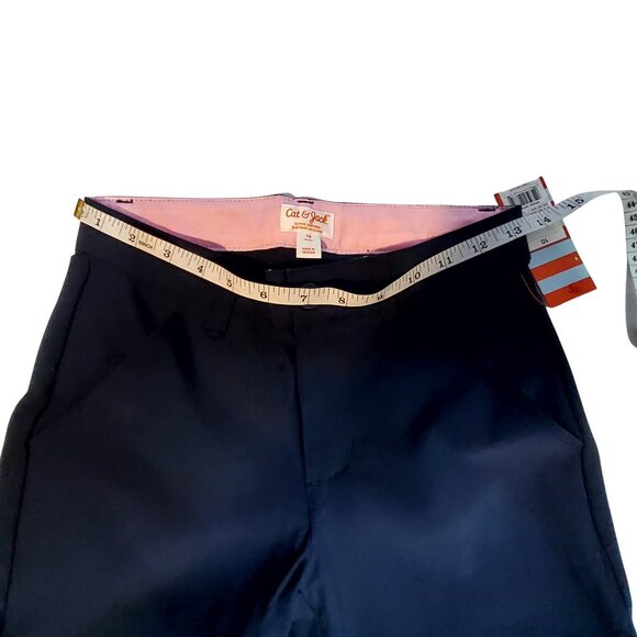 Cat & Jack Girls Navy School Uniform Stretch Pants Size 10 Made In Vietnam - Picture 9 of 13